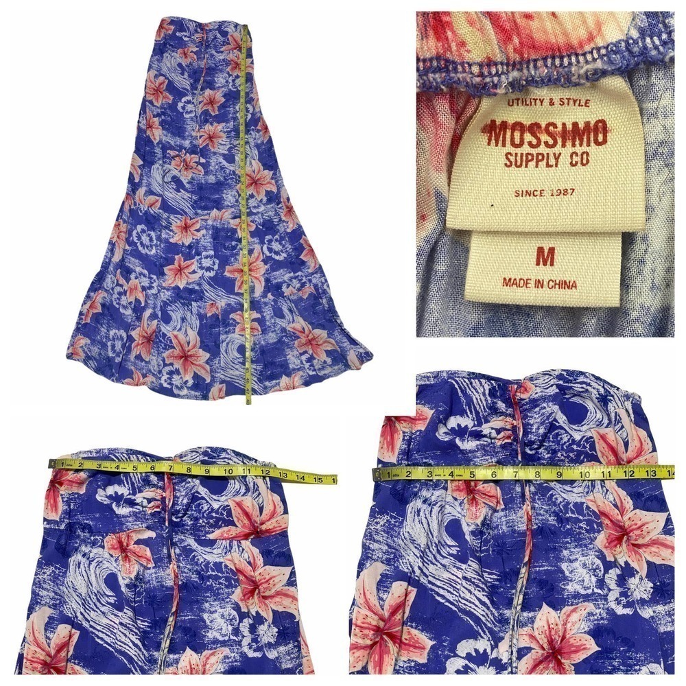 MOSSIMO Supply Co Hawaiian Floral Strapless Dress - Picture 11 of 12